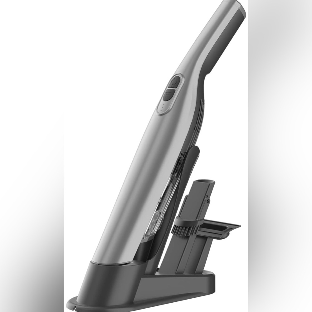 Cordless Hand Vac, Lightweight & Portable at 1.4 lbs. with Powerful Suction